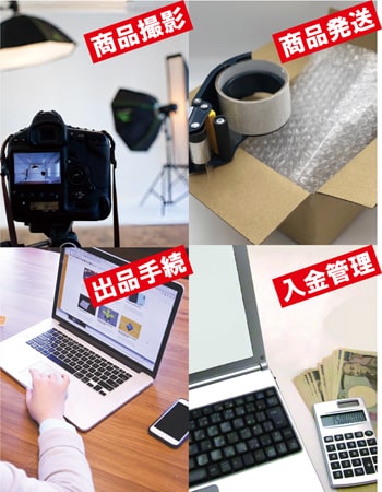 オークション代行料金システムイメージ写真